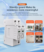 TOMZN AC SPD 2P House Surge Protector Protection Protective Low-voltage Arrester Device 10-20kA 20-40kA 30-60kA 275V 385V 420V