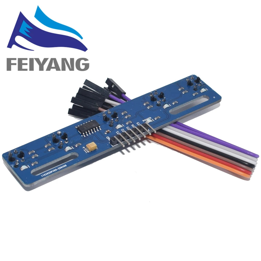 5 channel Infrared Reflective Sensor TCRT5000 KIT 5 way/road IR Photoelectric Switch Barrier Line Track Module