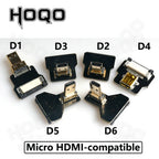 Ribbon FPV HDMI-Compatible Connector Flexible Flat Cable for Raspberry Pi 4 Micro HD/Mini HD to HD Female 20pin FFC