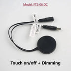 Durable DC12V 24V Smart Sensor Penetrable Wood Board Touch Switch 5A 60W LED Light Switch for Cabinet LED Light