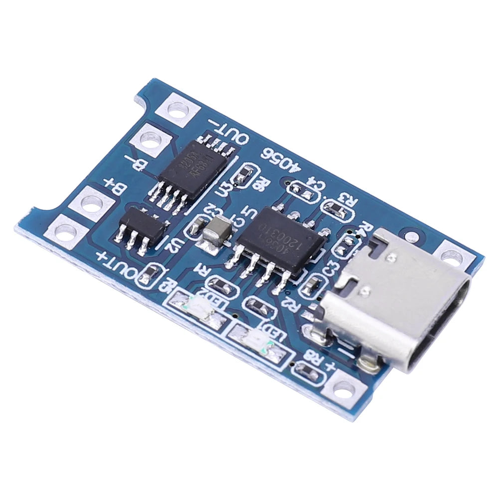 50-1pcs TP4056 3A 5V Lithium Battery Charging Board Module Micro USB/Type-c Interface Charging Protection 2-in-1