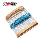 50Pcs Metal Film Resistor 1/2Watt 0.5W 0R-4.7M 0.12R 0.15R 0.18R 91R 110R 120R 130R 910K 1M 2.2M 4.7M Metal Film Resistor