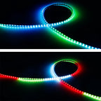 DC5V/12V RGB Dream Color Changing LED Strip Lights WS2812 2020 Ultra Narrow 2.7mm 160Leds/m Smart Individually Addressable Digit
