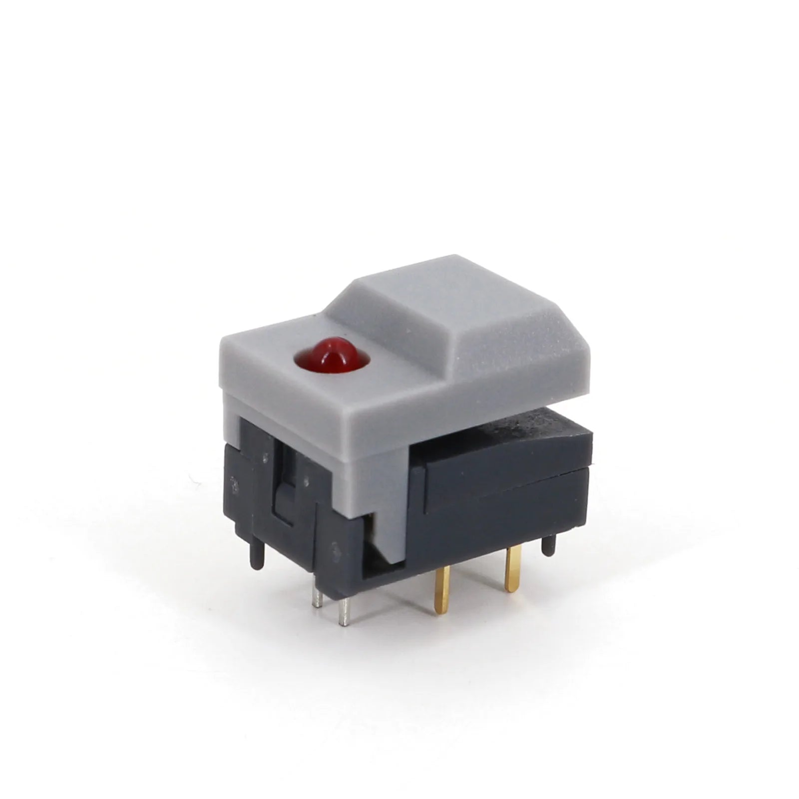 10Pcs PB86-A1 6Pin With LED Momentary SPDT Square Push Button Tact Switch for Stage Equipment Control