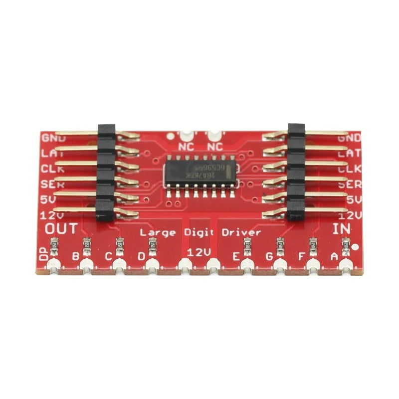 DC 5V TPIC6C596 Large Digit Driver Drive 6.5" 7-Segment LED Display Module for Andrino