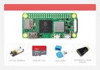 Raspberry Pi Zero 2 W Development Board PI0 2W with case Bluetooth BLE/WiFi 1GHz CPU 512MB RAM MINI HDMI 40PIN GPIO DIY game