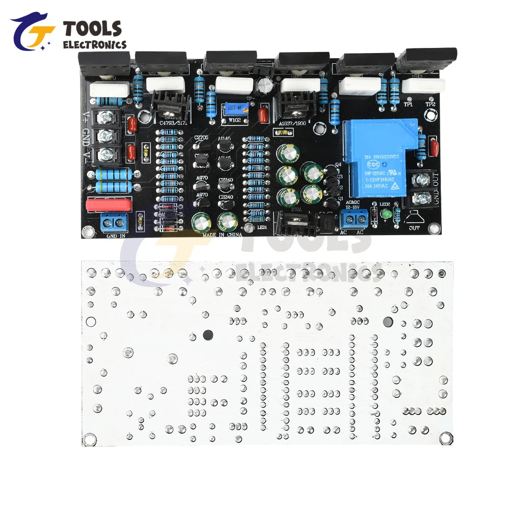 300W Mono Power Amplifier Board 1943+5200 Hifi High-Power Audio Amplifier Board With Speaker Protection