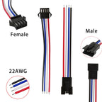 5Pair/10Pcs SM JST LED Connector Cable 2/3/4/5/6 Pin Plug Socket Male Female Wire Connector For RGB RGBW LED Strip Light Adapter