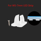 Neon Strip Led Connector COB Led Tape Fix Holder Clips with Screw Plastic Buckle Accessories For 5050 2835 5/12/110/220V RGB Led