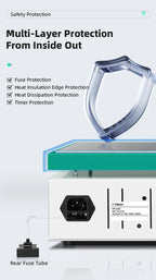Digital Soldering Preheating Rework Station Digital PCB Preheating Station SMT SMD Hot Plate for BGA Rework and PCB Assembly