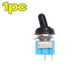 1-10PCS MT-S101 2-Pin 2-Position Miniature Toggle Switch Blue Micro Toggle Switch Tool Motorcycle Boat Supplies Accessories
