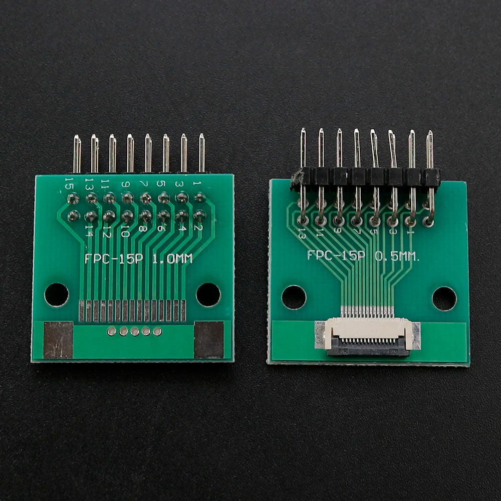 1PC FPC/FFC Adapter Board 0.5mm To 2.54mm Connector Double Row Straight Needle 4/6/8/10/12/14/15/16/18/20/22/24/26/30/34/36 Pin