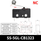 SS-5GL 2/3Pins Micro Limit Switch NO/NC/CHANGEOVER SPDT Snap Action Switch ON/OFF