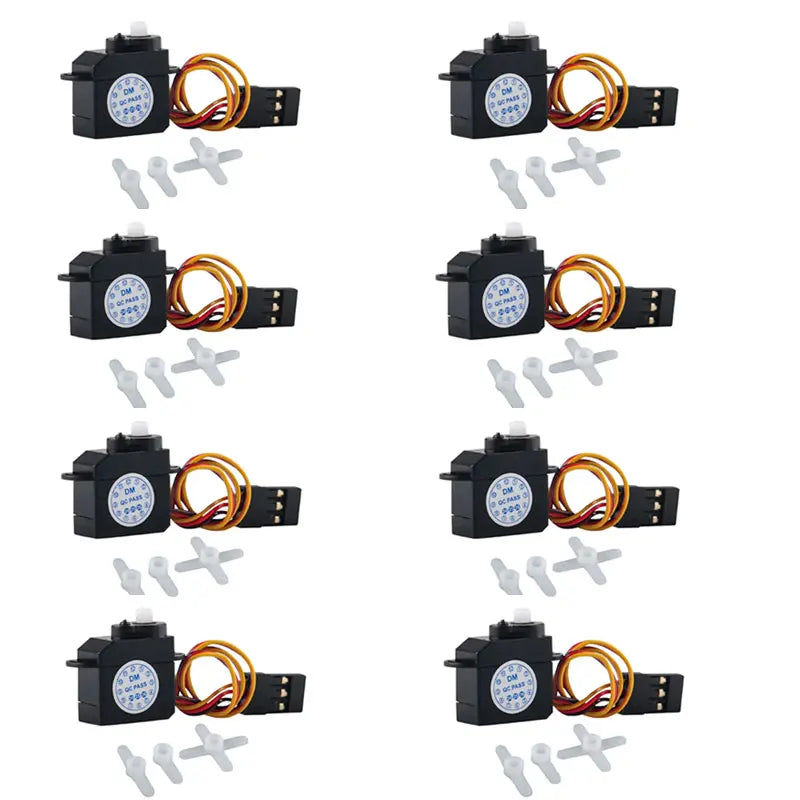 DM-S0020 2.1g Mini Micro Servo 180° Plastic Gear Servomotor 4.8V-6V for RC Hobby/DIY Toys Ultra-Light Coreless Motor