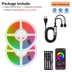 5V RGB COB LED Strip 576LEDs/m Bluetooh App IR Remote Control USB RGB LED Strip Flexible Tape for TV Backlight Room Decoration