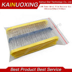 3120PCS=156Values×20PCS 1/4W 1% Metal Film Resistor Kit 1R-10MΩ Fixed Resistor Component Box