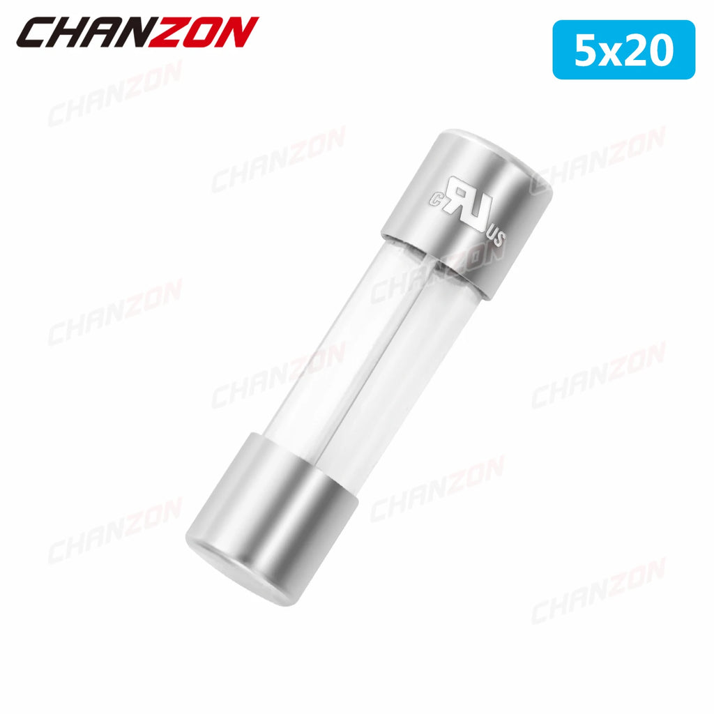 5x20 Fast Blow Tube Glass Fuse Set 5X20mm 0.5A 1A 2A 3A 4A 5A 6A 8A 10A 12A 15A 250V 125V 12V Assortment Kit with Box 55pcs