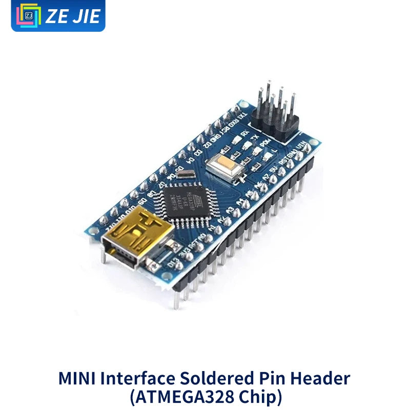 UNO R3 Development Board Kit, Improved Version ATmega328P MCU Module, Compatible with Arduino Nano