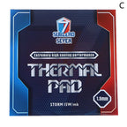 SubZero Seven-Thermal Pad 15W/mk Silicone Heat Dissipation Pad (0.5mm/1.0mm/1.5mm/2.0mm/2.5mm/3mm) for Electronics Cooling