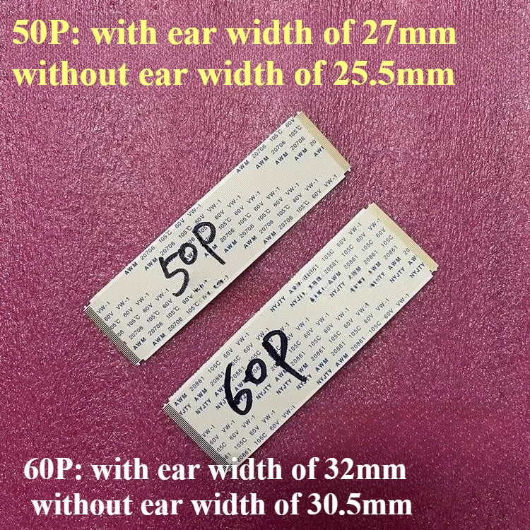 1PCS AWM 20706/20861 Flexible Flat Cable, Gold-Plated FFC FPC 0.5mm Pitch 40-96Pin 105C 60V VW-1 Ribbon Cable