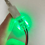 1/10pc USB Type C Input Type Charging Socket With LED Lights Plate 2pin Waterproof USB-C Power Port TYPE-C Female Connector Jack