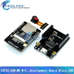 ESP32-CAM WiFi Module 2.4G Antenna ESP32 Serial to WiFi ESP32 CAM Development Board 5V Bluetooth with OV3660 / OV2640 Camera DIY