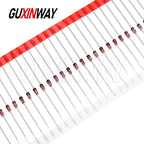 50pcs 1W Zener Diode DO-41 1N4727/4728/4729/1N4730/1N4731 3V 3.3V 3.6V 3.9V 4.3V 4.7V 5.1V 5.6V 6.2V 6.8V 7.5V 8.2V 9.1V 10V 11V