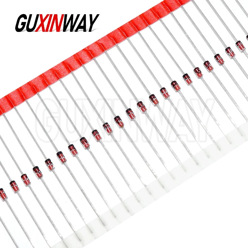 50pcs 1W Zener Diode DO-41 1N4727/4728/4729/1N4730/1N4731 3V 3.3V 3.6V 3.9V 4.3V 4.7V 5.1V 5.6V 6.2V 6.8V 7.5V 8.2V 9.1V 10V 11V
