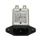 1x AC115V-250V 10A 50/60Hz IEC Socket Panel Mount Power Line EMI RFI Filter Suppressor Power Line Noise Filter For arduino Board