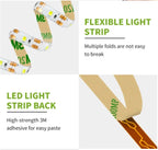 USB LED Strips SMD3528 Light 5V Adapter String Christmas Desk Decor Lamp Tape For TV Background Lighting 5V 50CM 1M 2M 3M 4M 5M