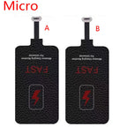Max 10W 5V 2A Wireless Charging Receiver Coil Universal Type-C Micro USB for iPhone 5 6 7 Samsung A53 5G Xiaomi