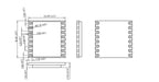 2pcs/lot LoRa1280-TCXO - FCC / CE-RED Long Distance 2.4GHz RF Module SX1280 Chip TCXO Crystal Integrated 2.4G LoRa Module