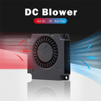 Gdstime 5015 24v Fan 4010 Snail Fan 2PIN DC 5V 12V 3D Printer Mini Fan 7015 7530 Cooling Fan 3010 5020 Turbo Fan Radial Cooler