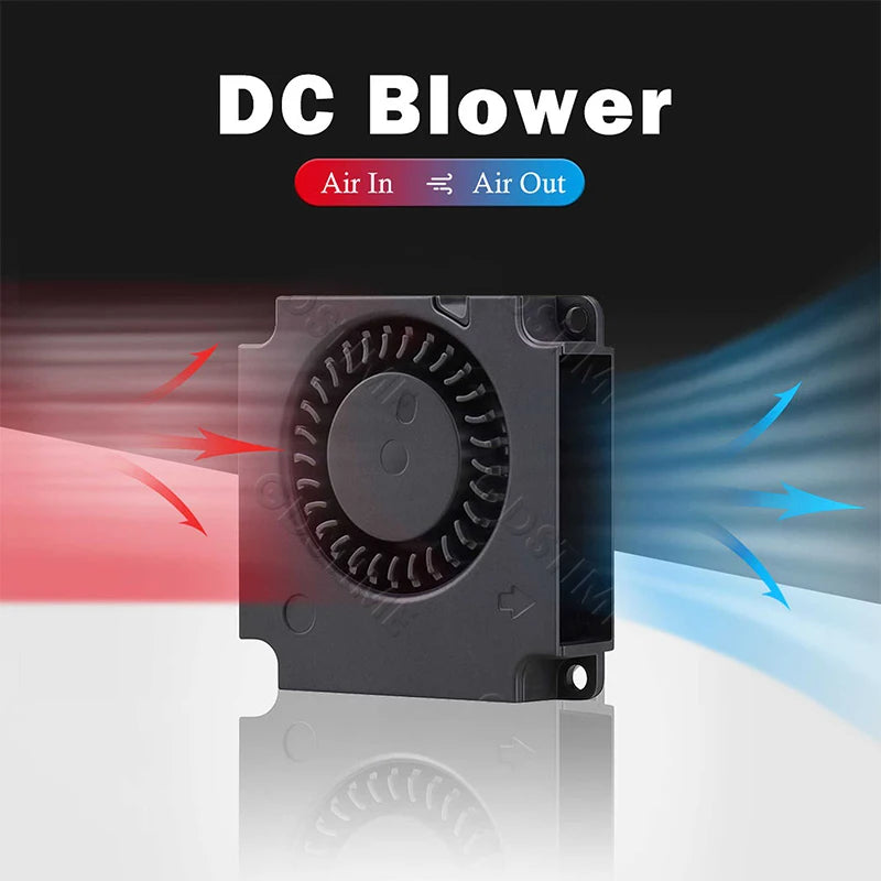Gdstime 5015 24v Fan 4010 Snail Fan 2PIN DC 5V 12V 3D Printer Mini Fan 7015 7530 Cooling Fan 3010 5020 Turbo Fan Radial Cooler