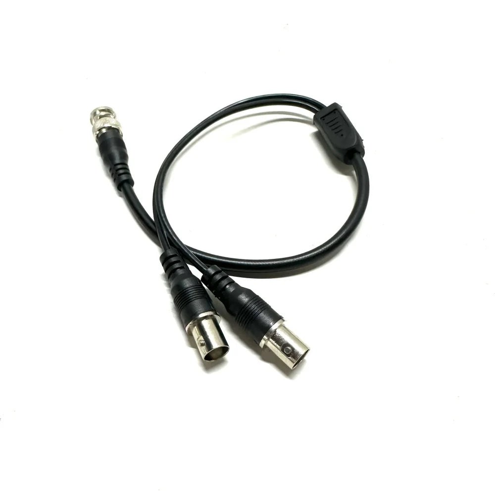 BNC 1 Male to 2 Female Cable BNC Splitter Adapter Connector 1 Male to 2 Female Extension BNC Cable