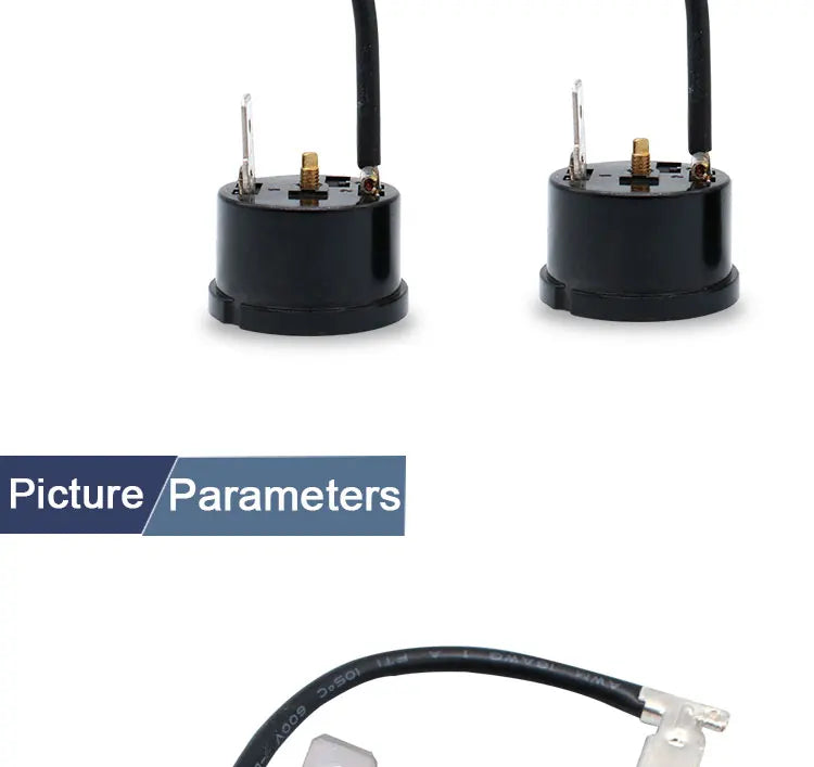 LCTC 1P 1.5P 2P Refrigerator Starter Relay Overload Relay And Thermal Protector For Fridge Compressor Relay With Cable QD-7