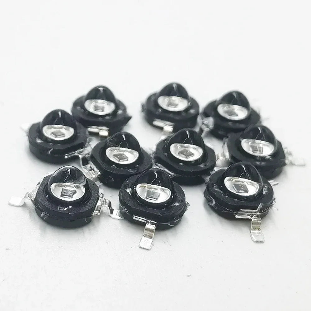 3Watt 3W High Power led 850nm 940nm 730nm 60 90 120 degree  Infrared LED IR for Night Vision CCTV DIY