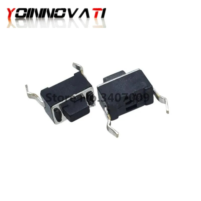 100Pcs Panel PCB Momentary Tactile Tact Push Button Micro Switch 2 Pin DIP Light Touch 3*6*4.3 mm/3*6*5mm Keyboard
