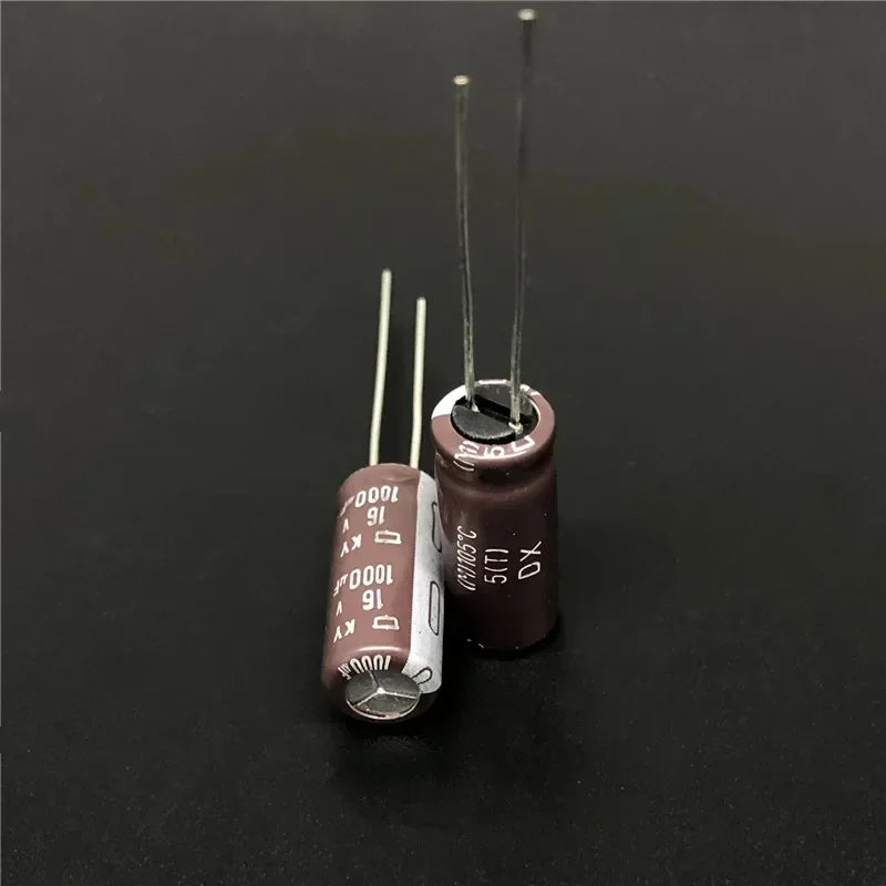 10pcs/100pcs 1000uF 16V NIPPON NCC 8x20mm KY Series Low ESR 16V1000uF motherbord Aluminum Electrolytic Capacitor