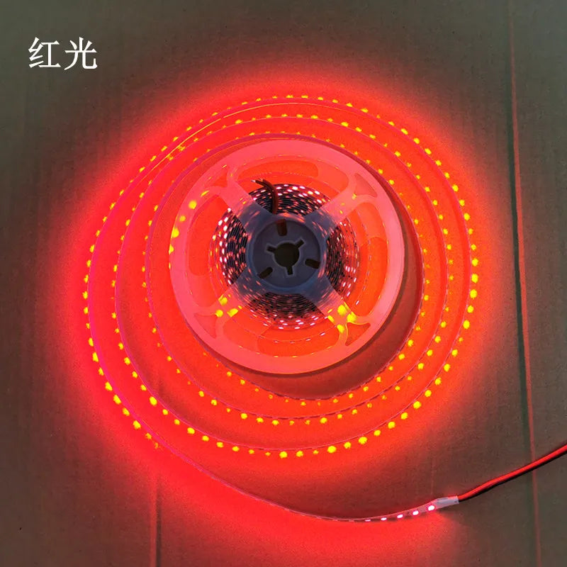 12V LED Strip 2835 8mm 5m IP20 Non Waterproof 120LEDs/m Blue/Red/Green/White /Warm White/Yellow/Pink/Natural White/Ice blue