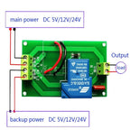 1PCS YYUPS-2 DC/AC 5/12/24/220V power automatic switch / main standby dual power transfer switch relay module