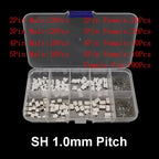 1Pcs SH1.0 / JST 1.25 / PH2.0 / XH2.54 / VH3.96 Male and Female Housing Pin Header Crimp Terminal Adapter JST Connector Kit