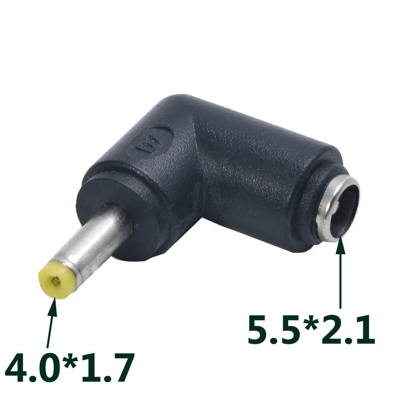 Common DC Power Male to Female 6.0*4.4 / 4.0x1.7 / 3.5*1.3 / 5.5*2.5 To 5.5*2.1 Plug Converter Notebook Laptop Adapter Connector
