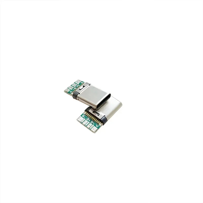 5pcs 10Pcs TYPE C USB 3.1 24 Pin Male Plug Welding Connector Adapter with Housing  Charging Plugs Data Cable Accessories Repair