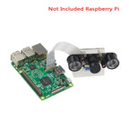 Raspberry Pi 4 Night Vision Camera with 2 Infrared Light 5MP OV5647 Webcam for Monitoring 3D Printer for Raspberry Pi 4B 3B+ 3B