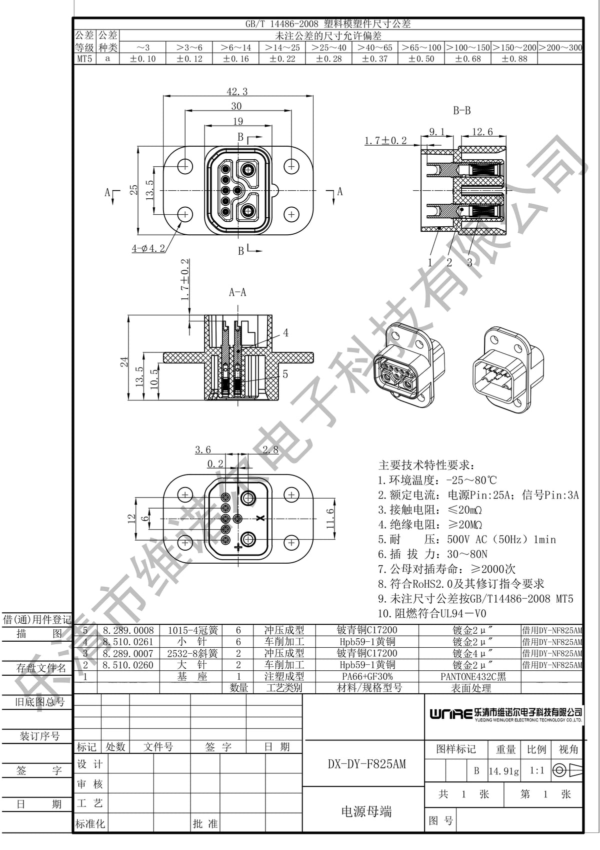 EV Connectors 2+1+5 25A Male Female Connector Electric Bike Charger Cot Battery Charger Plug Socket