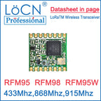 5pcs RFM95 RFM98 RFM96 RFM95W RFM98W RFM96W LoRa Wireless transceiver module radio