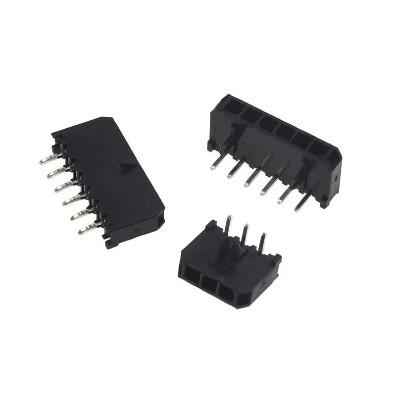3.0mm Pitch MX3.0 Micro-Fit Connector Single Row Straight Curved Right Angle Needle Pin Header 43650 Type Socket 2P3P4P5P6Pin