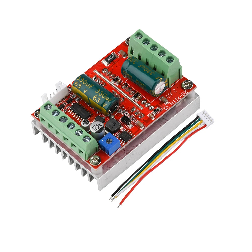 ZS-X11H DC 6-60V 400W Three Phase DC Brushless Motor Controller BLDC PWM Hall Motor Control Driver Board 12V 24V 48V