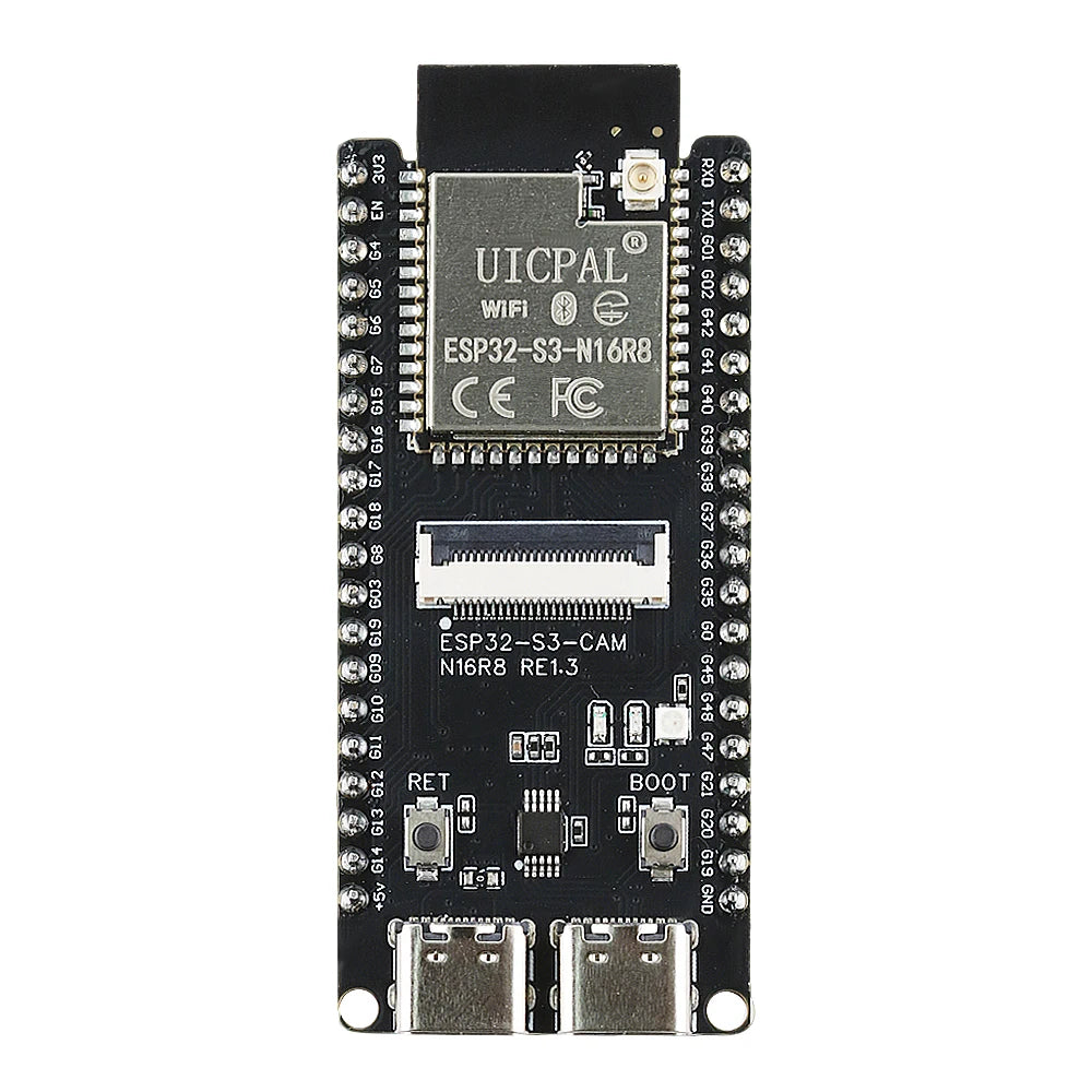ESP32-S3 Development Board with 2.4G Extend Wifi Module for Camera Module OV2640 8MB PSRAM 16MB FLASH ESP32S3 N16R8 CAM Type-C